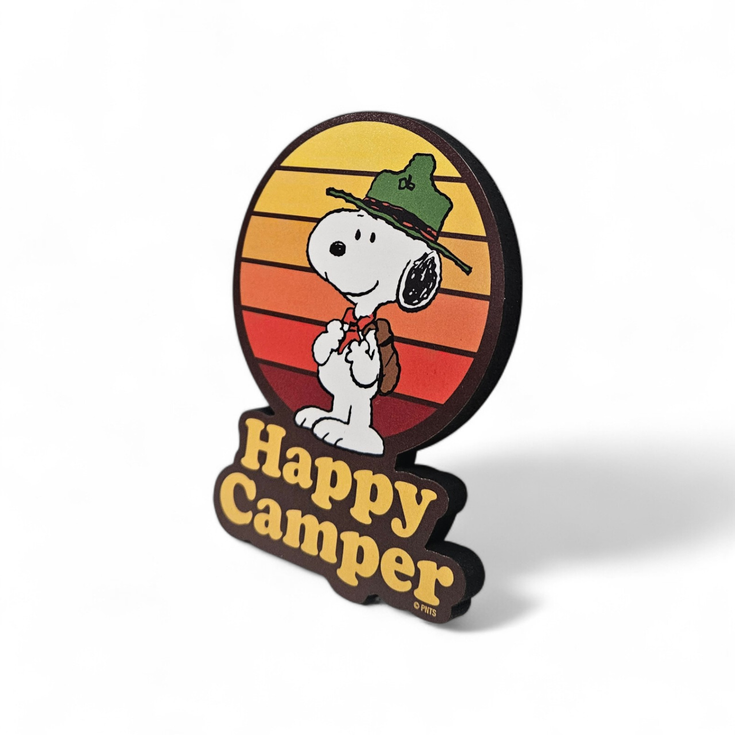 Magnet Peanuts Snoopy Beagle Scouts Happy Camper Chunky