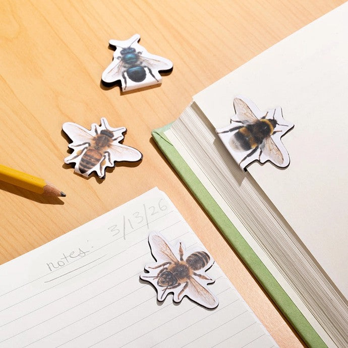 Magnetic Bee Bookmarks