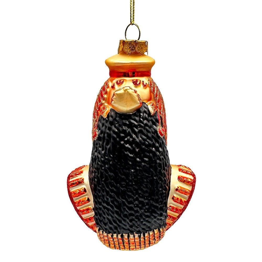 Majestic Cleopatra Glass Ornament