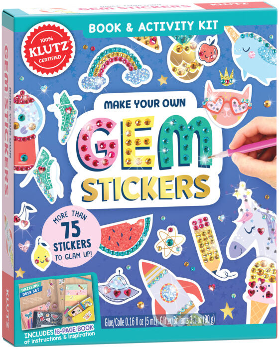 Make Your Own Gem Stickers Book & Activity Kit