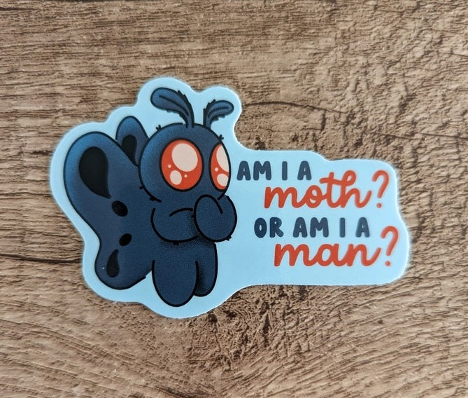 Man Or Moth Sticker