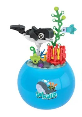 Marine Life Building Block Set Whale