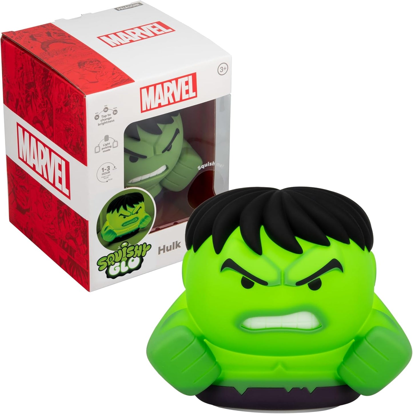 Marvel Squishy Glo Hulk Silicone Light