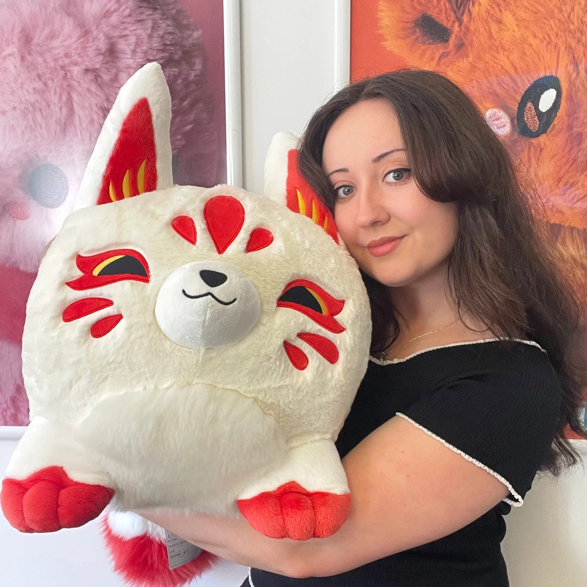 Mega Baby Kitsune Plush 21"