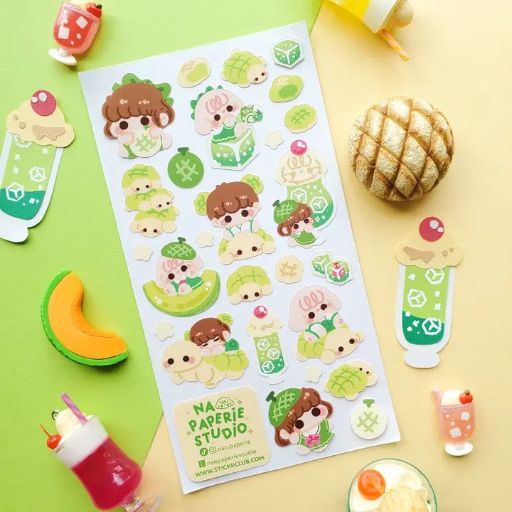 Melon Magic Sticker Sheet