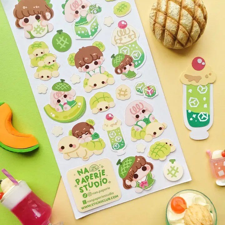 Melon Magic Sticker Sheet