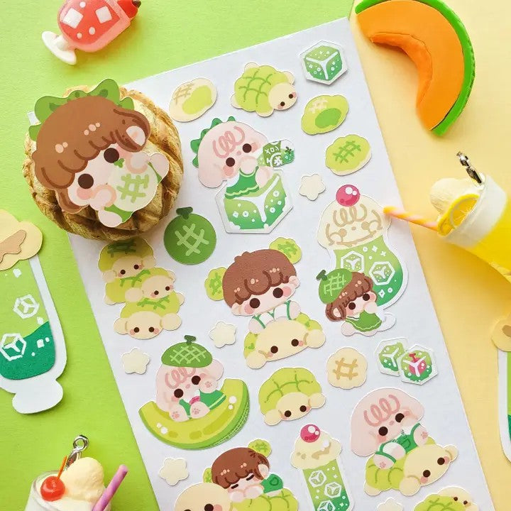 Melon Magic Sticker Sheet