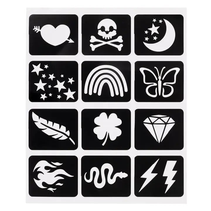 Metallic Tattoo Flair Double Ended Tattoo Markers & Stencils