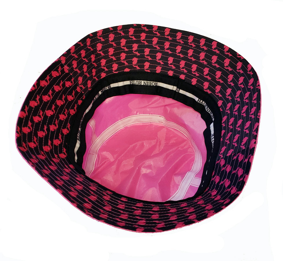 Michigan Great Lakes State Bucket Hat Hot Pink
