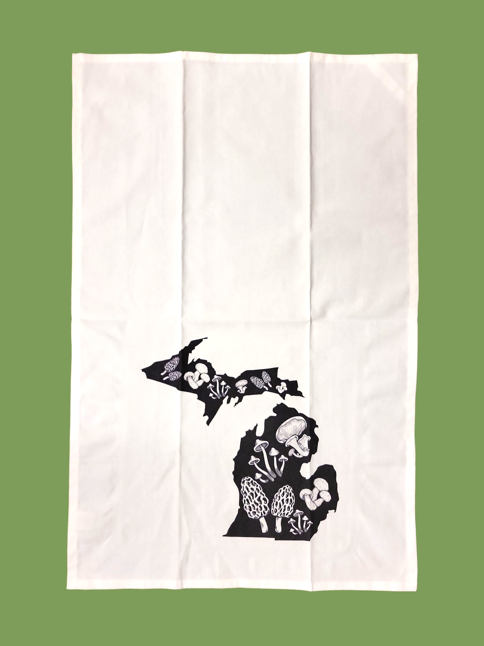 Michigan Magic Mushroom Dish Towel