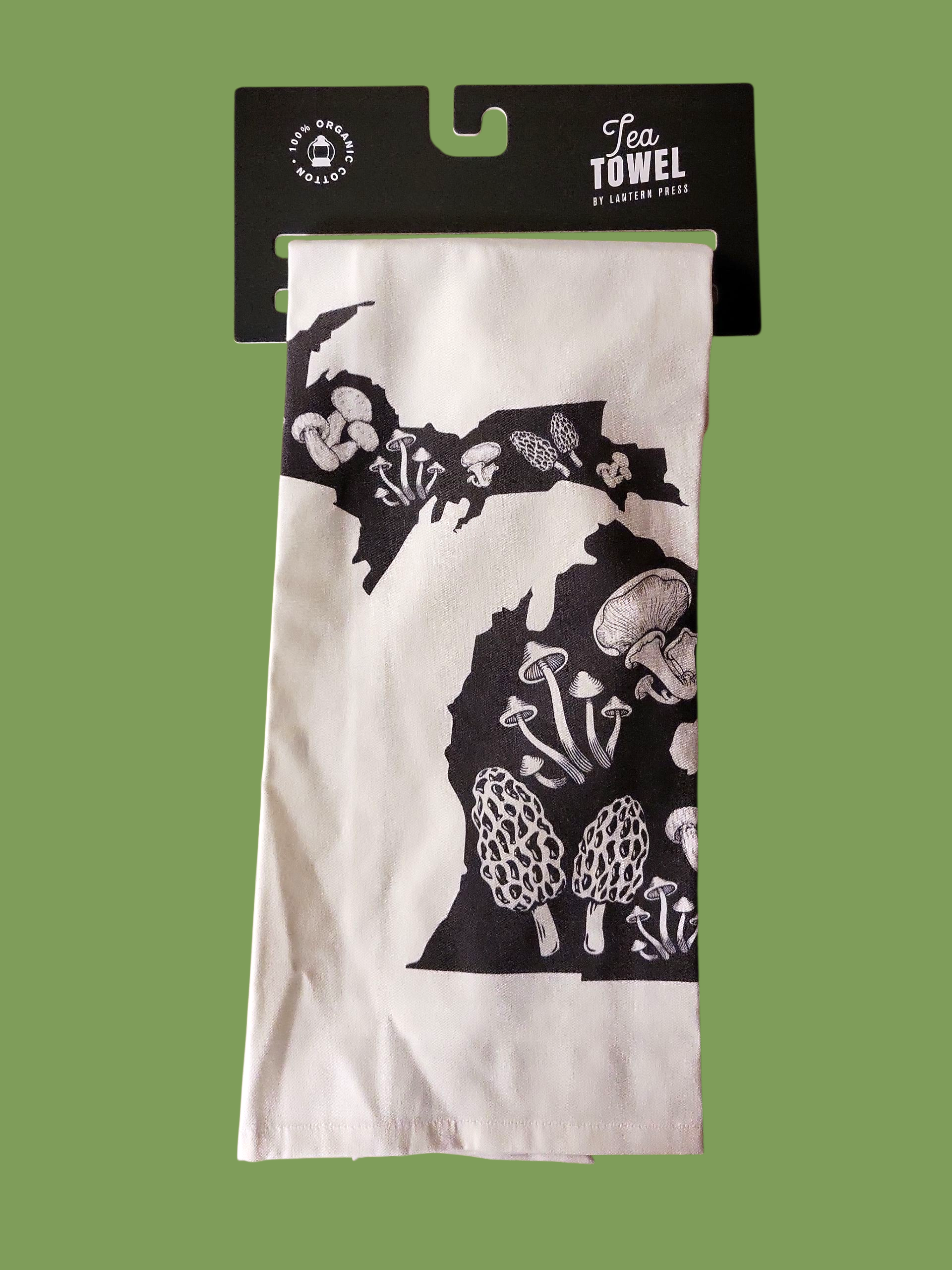 Michigan Magic Mushroom Dish Towel
