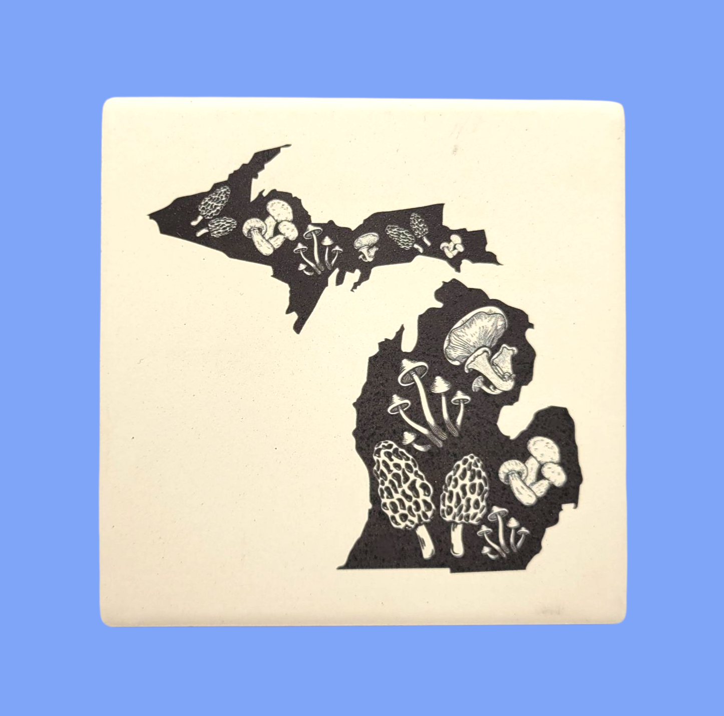 Michigan Magical Mushroom Coaster