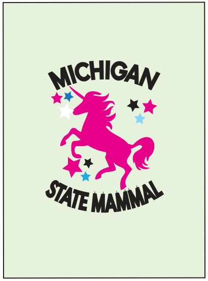 Big Pin Michigan State Mammal