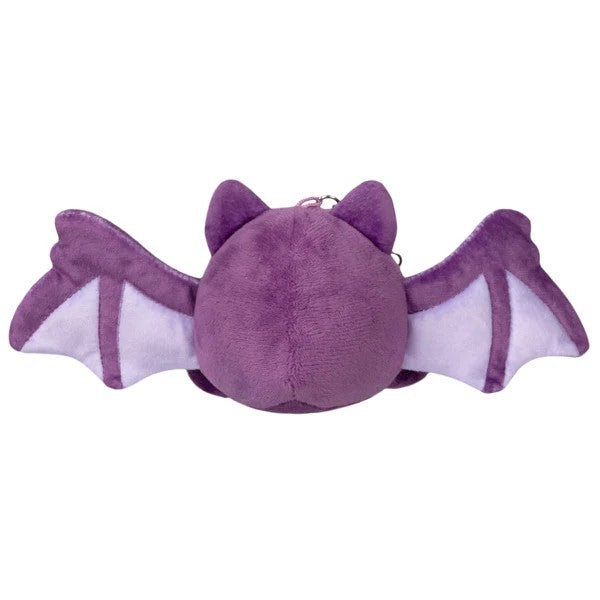 Micro Spooky Bat Plush Keychain 4"