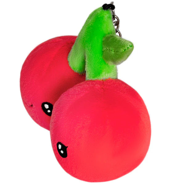Micro Cherries Plush Keychain 4"