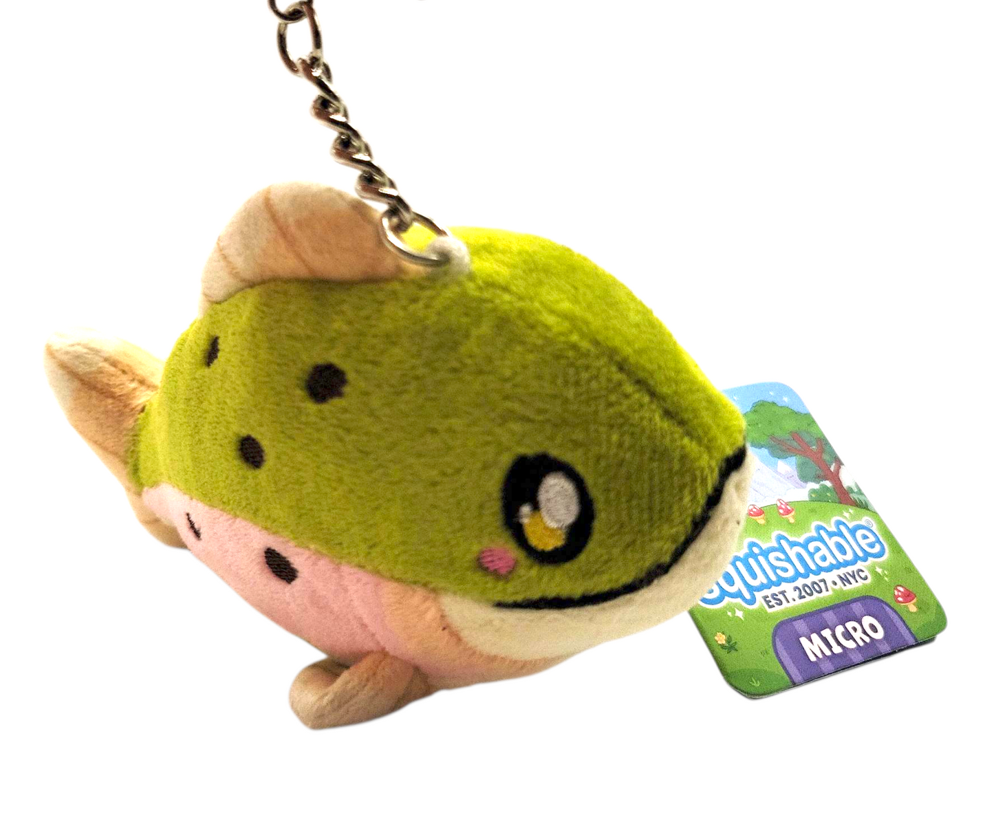 Micro Rainbow Trout Plush Keychain 5"
