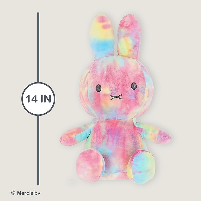 Miffy Plush 14" Tie Dye