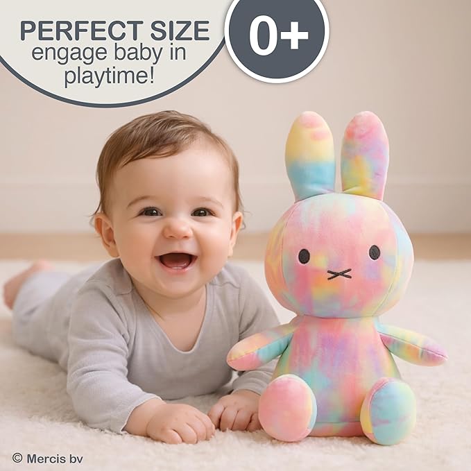 Miffy Plush 14" Tie Dye