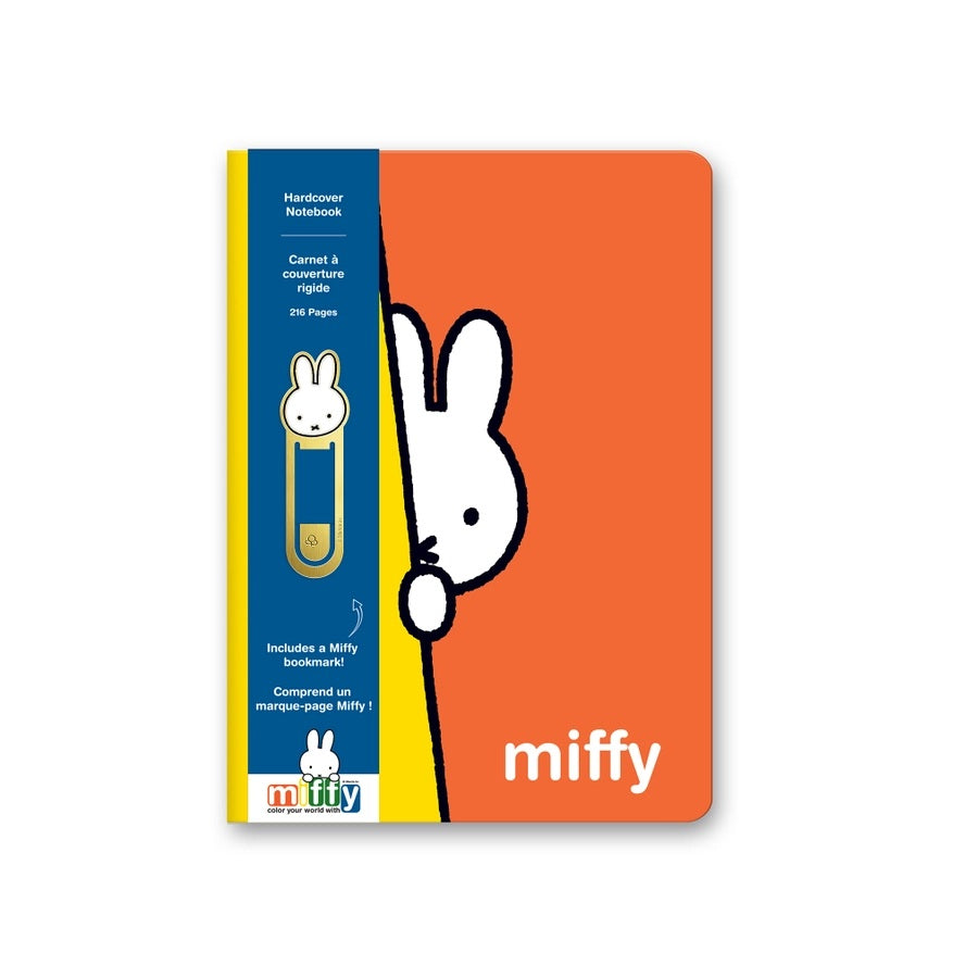 Miffy Hard Covered Journal With Enamel Bookmark