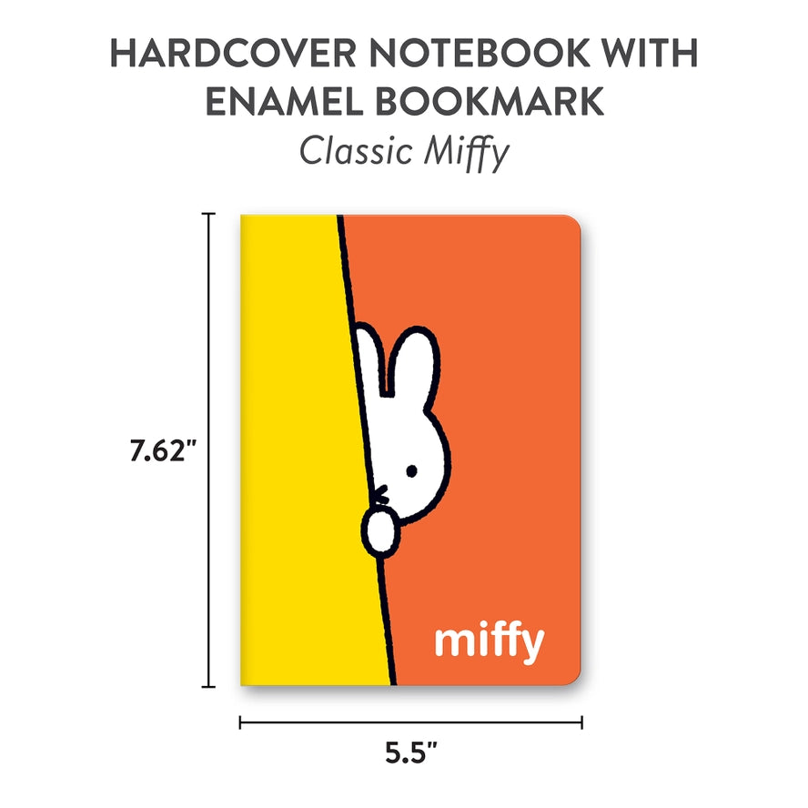 Miffy Hard Covered Journal With Enamel Bookmark