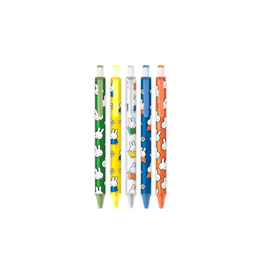 Miffy Soft Touch Gel Pen Set Of 5