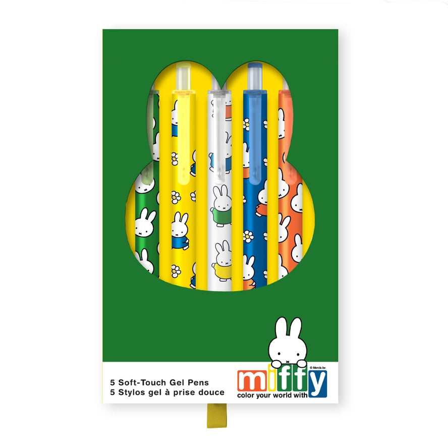 Miffy Soft Touch Gel Pen Set Of 5