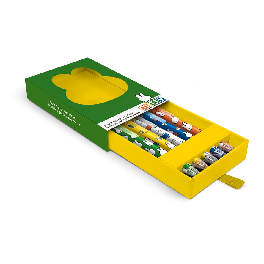 Miffy Soft Touch Gel Pen Set Of 5