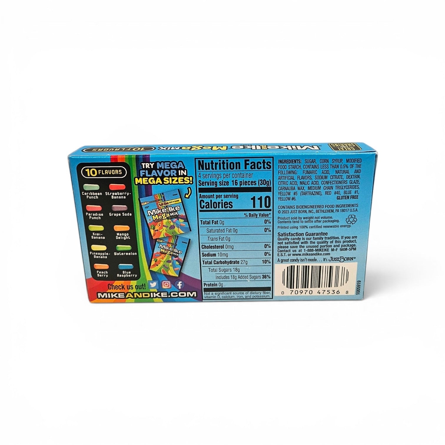Mike & Ike Mega Mix Theater Box 4.25 oz