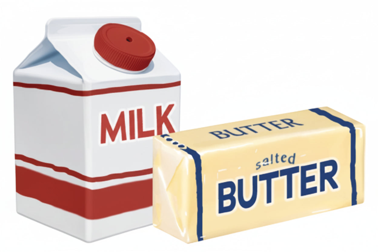 Milk & Butter Salt & Pepper Set