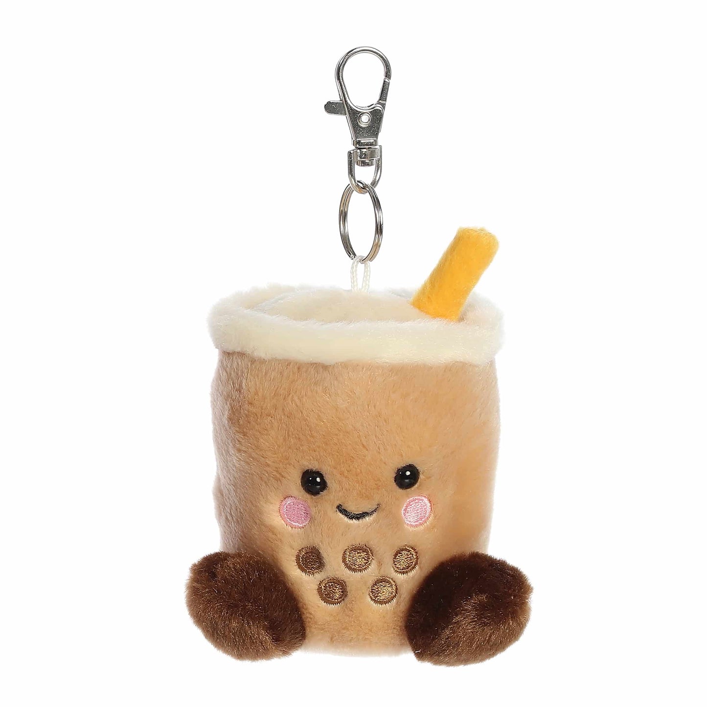 Milky Tea Boba Clip-On Palm Pals Plush 4"
