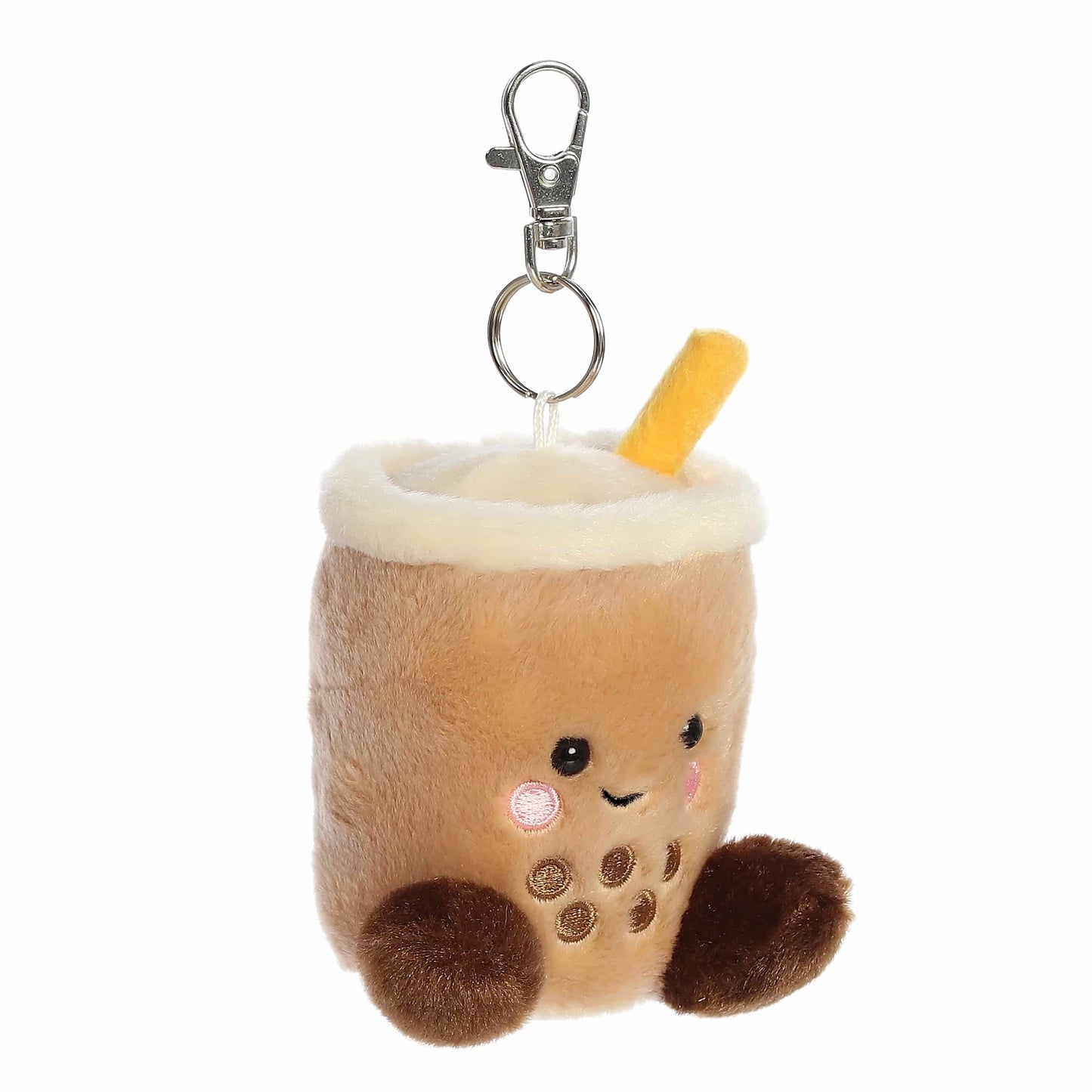 Milky Tea Boba Clip-On Palm Pals Plush 4"