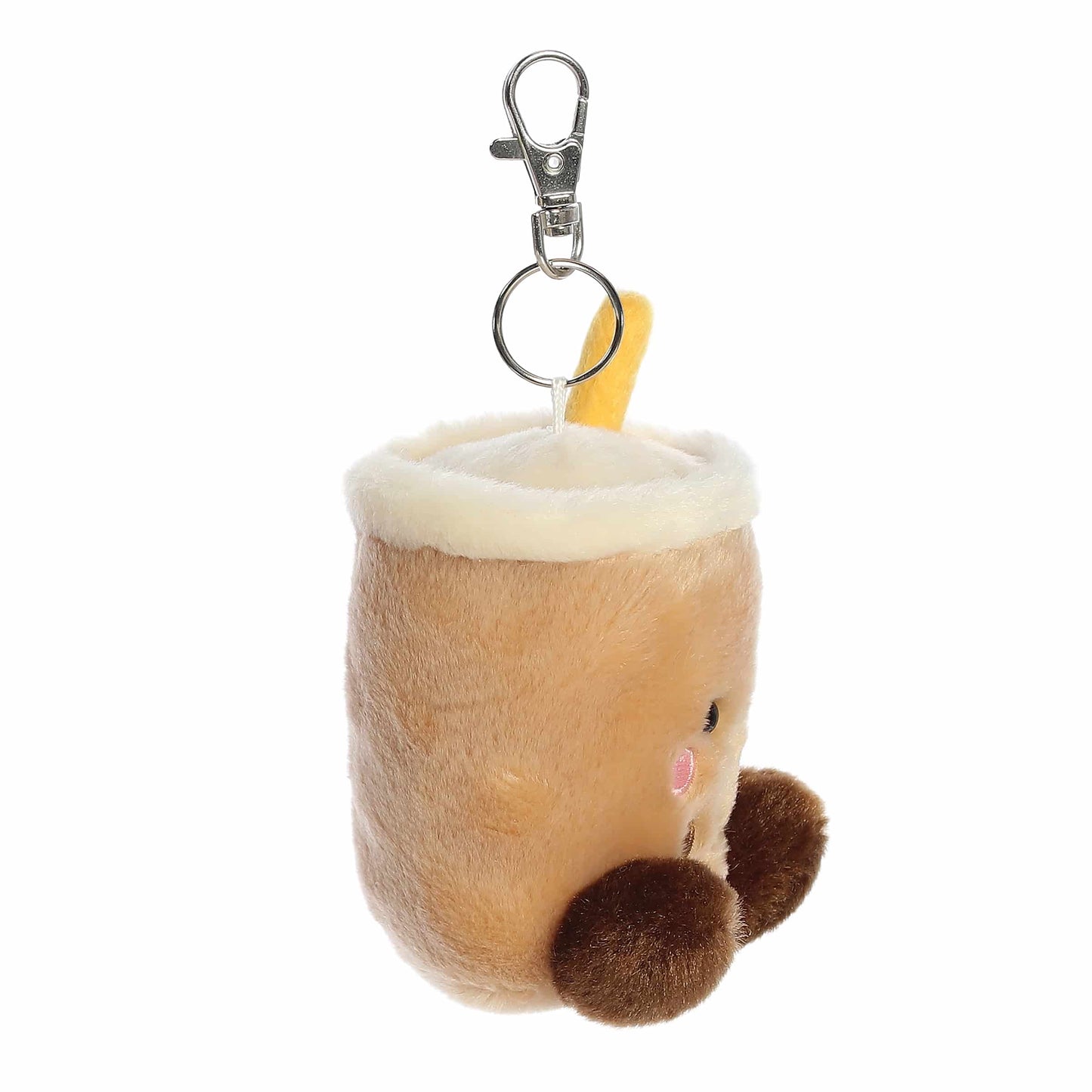 Milky Tea Boba Clip-On Palm Pals Plush 4"
