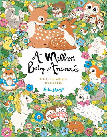 Million Baby Animals Coloring Book