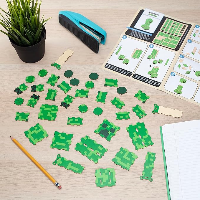 Minecraft Creeper IncrediBuilds 3D Wood Model