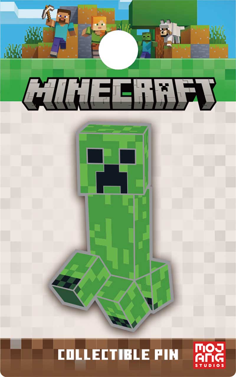 Minecraft Creeper Enamel Pin