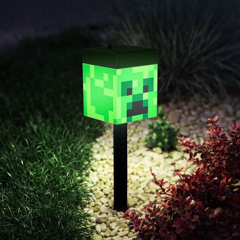 Minecraft Creeper Solar Stake Light