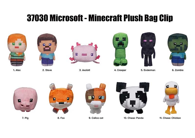 Minecraft Plush Bag Clip Blind Bag