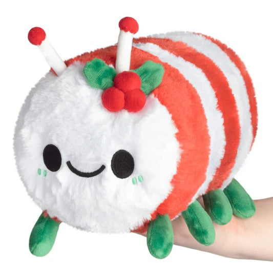 Mini Candy Cane Caterpillar Plush 10"