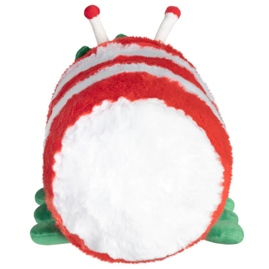 Mini Candy Cane Caterpillar Plush 10"