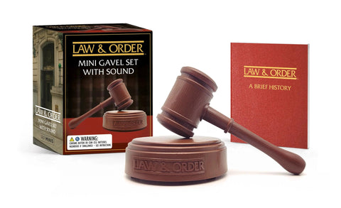 Mini Gavel Kit Law & Order