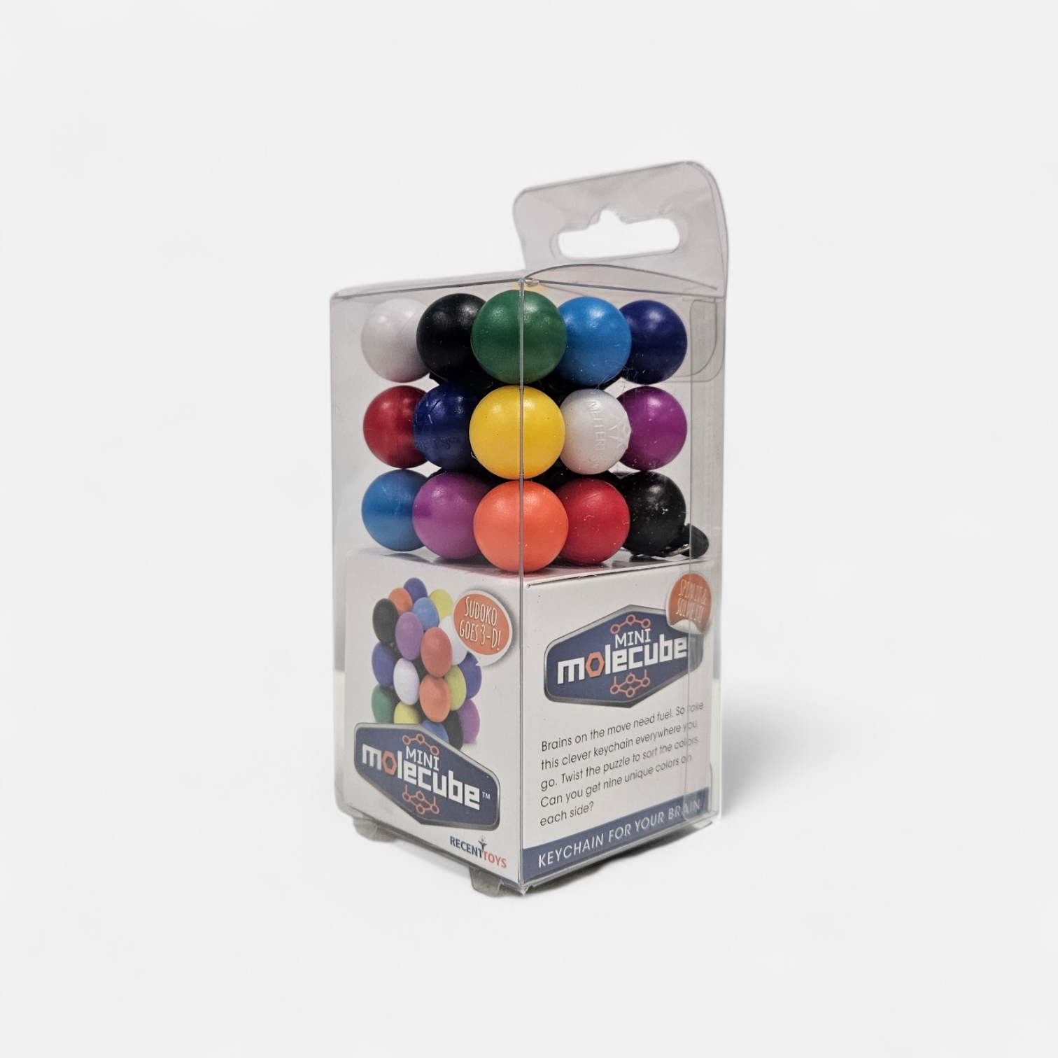 Mini Molecube Game Keychain