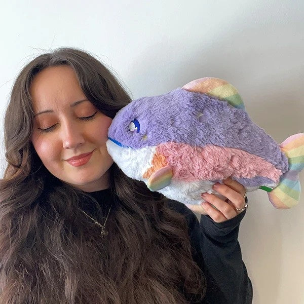 Mini Prism Rainbow Trout Plush 10"
