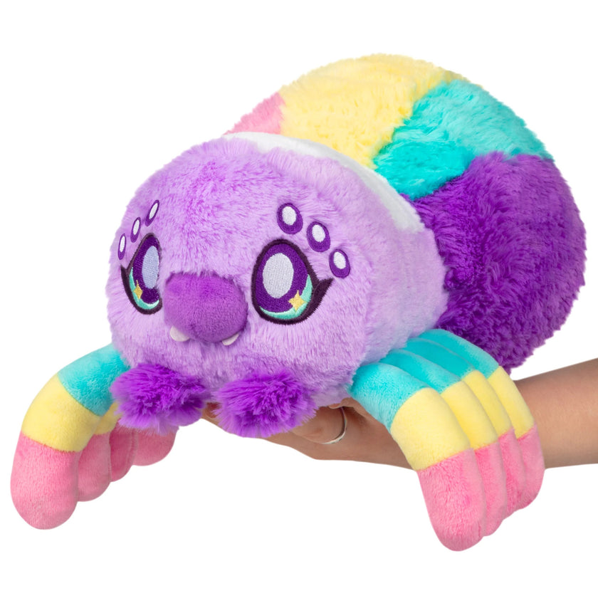 Mini Rainbow Spider Plush 10"