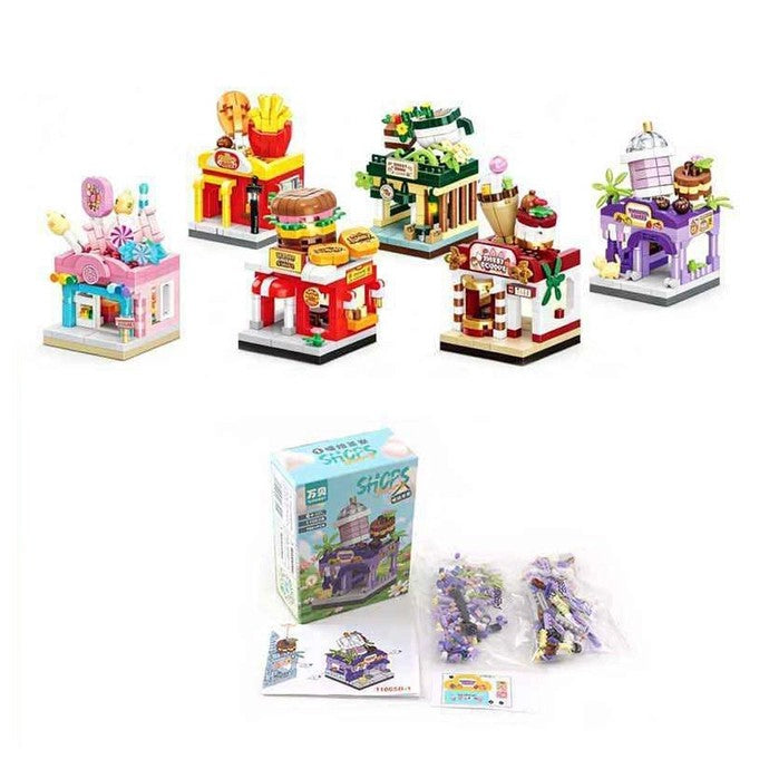 Mini Shops Yummy Building Block Toys Assorted