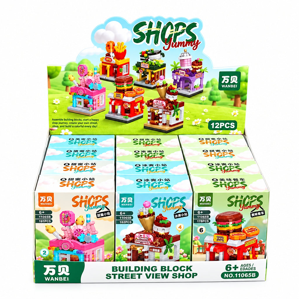 Mini Shops Yummy Building Block Toys Assorted