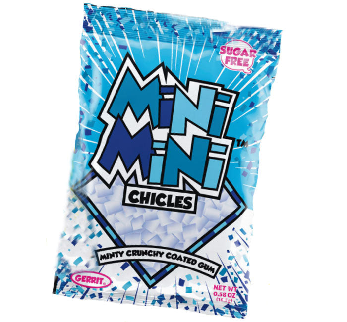 Mini Mini Minty Crunchy Chicles Sugar Free Gum