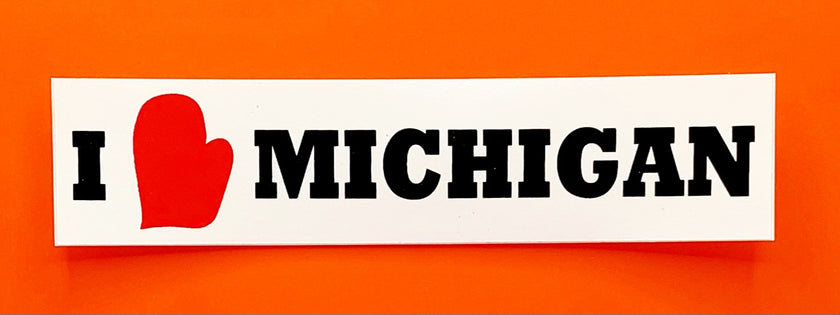 Mitten Michigan Sticker