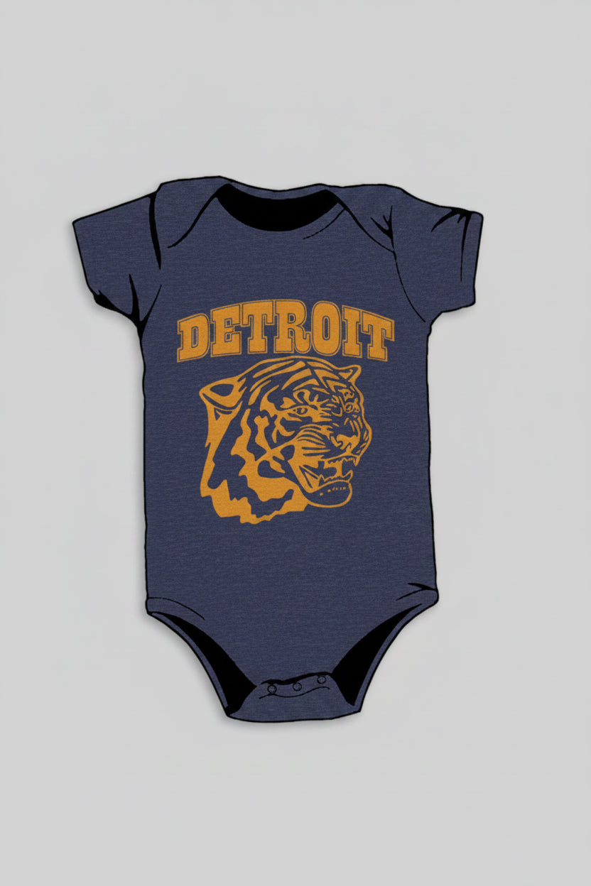 Detroit Tiger Onesie Navy