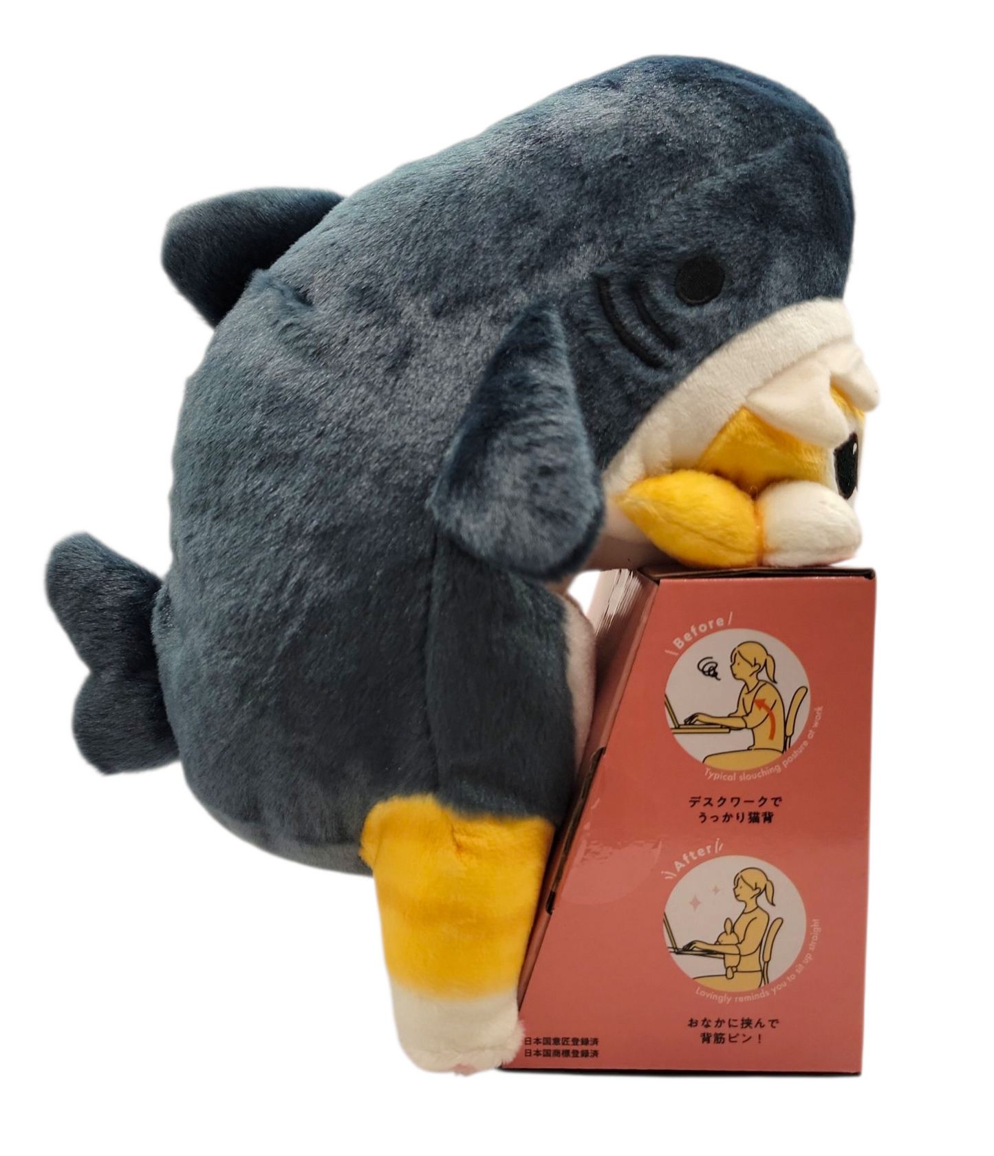Mofusand Shark Posture Pal Plush 14"