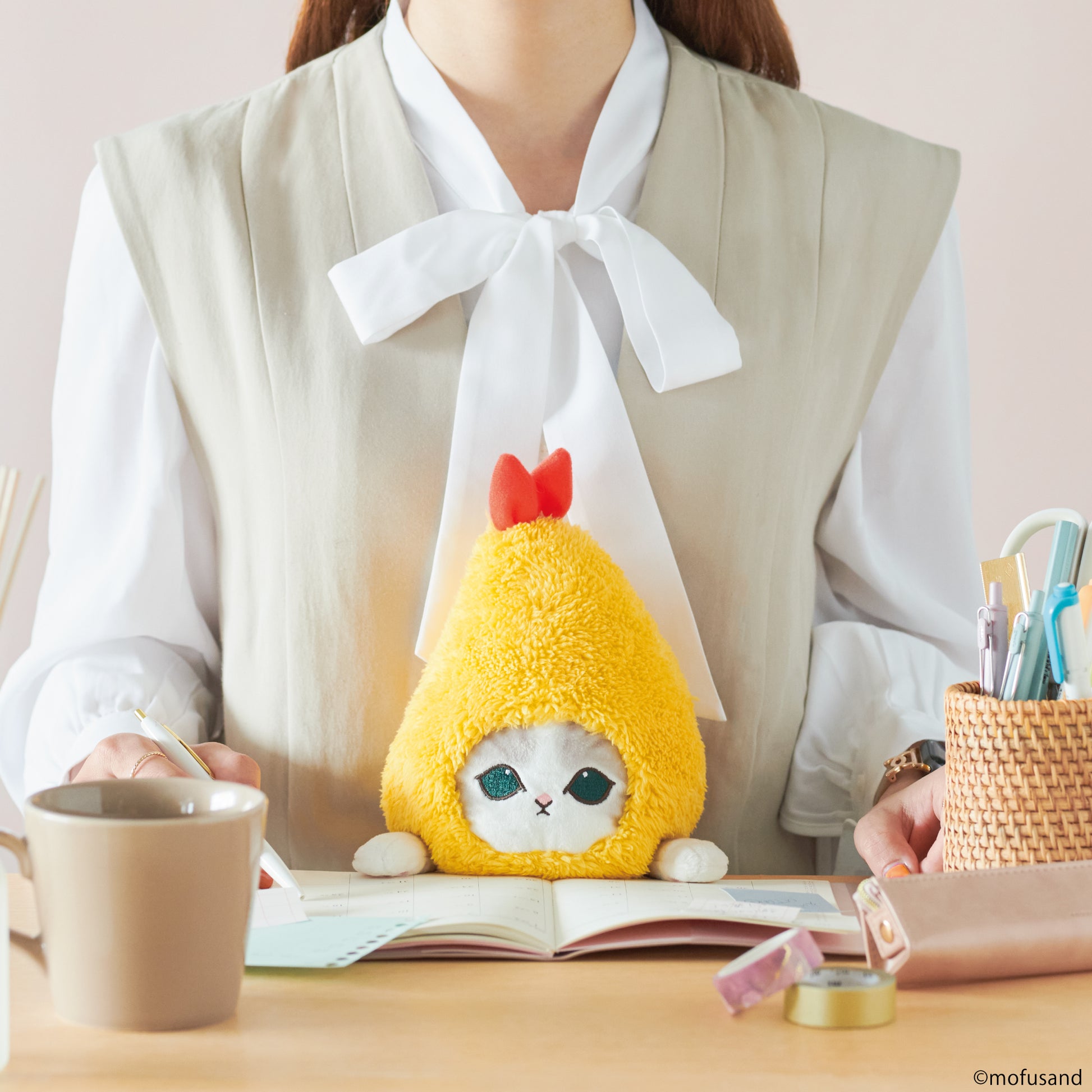 Mofusand Shrimp Posture Pal Plush 14"